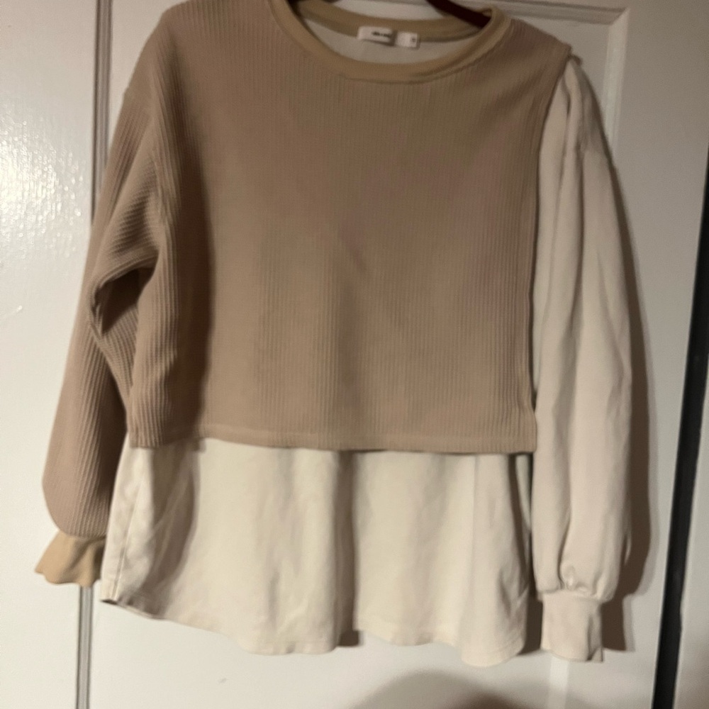 Layered Long Sleeve Top